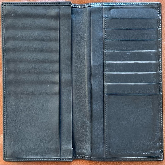 100% Authentic, Vintage, LOEWE, Nappa Leather, Long Bifold Wallet, Preloved 😻🖤 - Picture 6 of 16